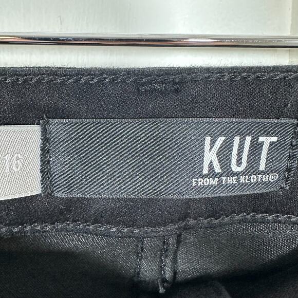 KUT from The Kloth Jeans Women 16 Black Natalie High Rise Bootcut Stretch NWT! - Picture 13 of 13